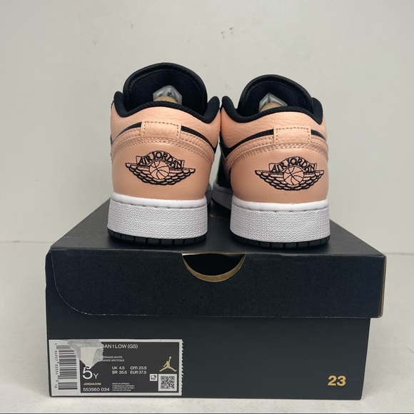 Nike Air Jordan 1 Retro Low GS “Crimson Tint” NEW - Picture 4 of 4